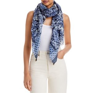 Echo floral cotton scarf